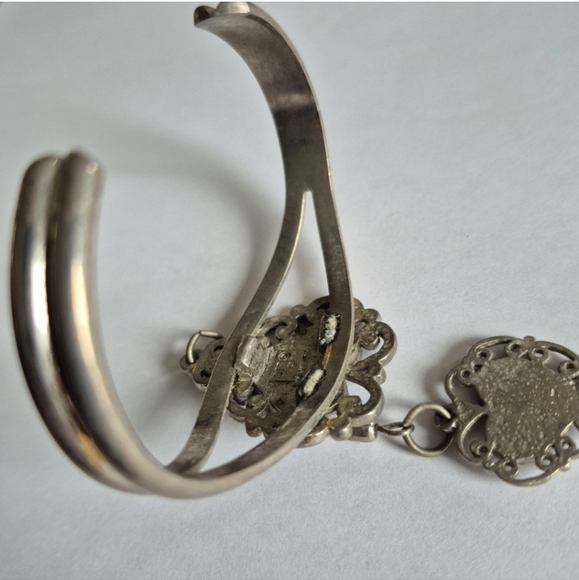 Vintage Ejc Turquoise Bracelet With Ring - Picture 8 of 9